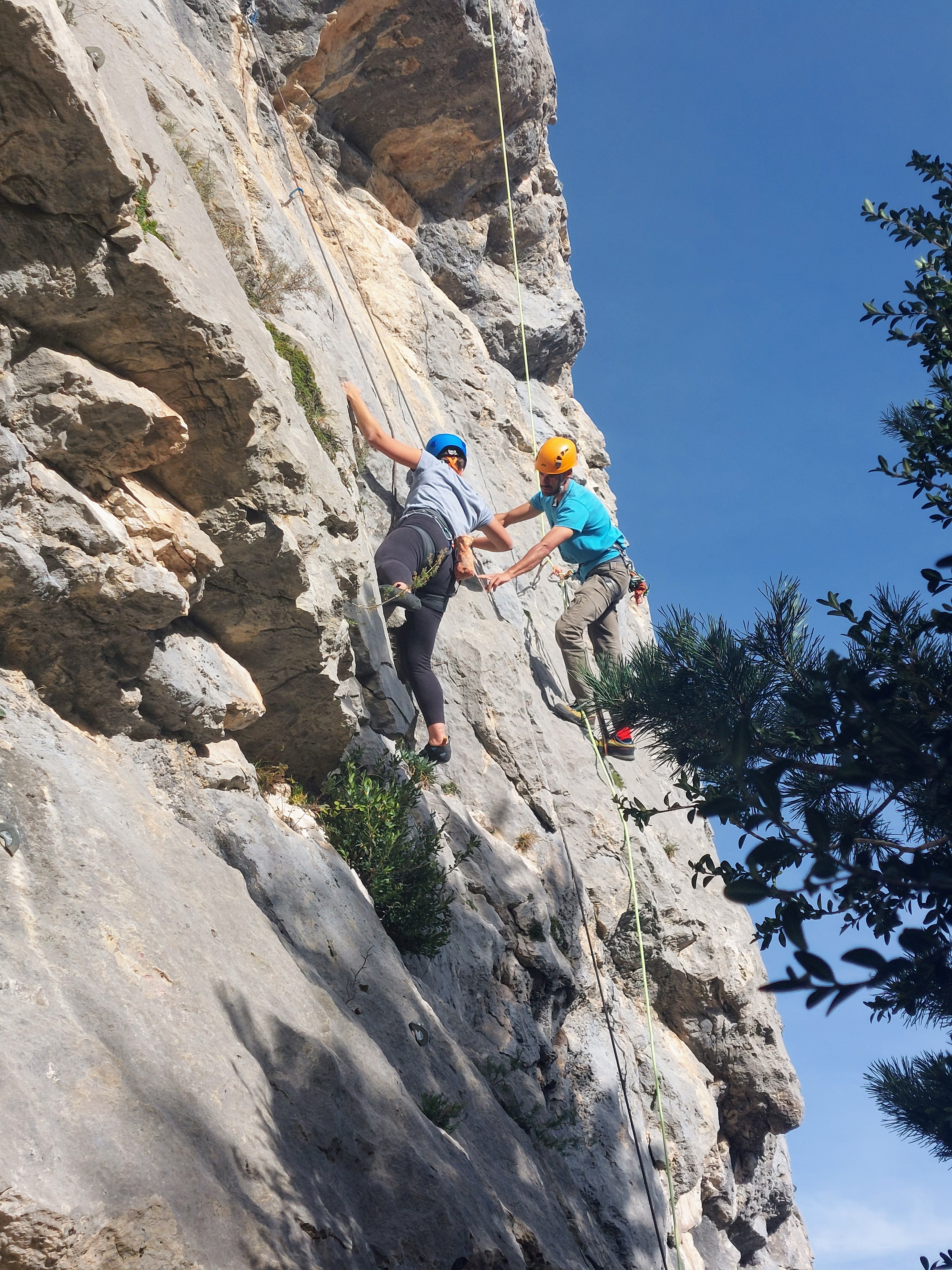 Curso escalada deportiva I